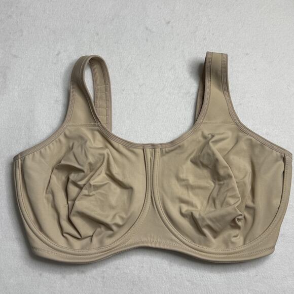 Wacoal Other - Wacoal Sports Bra Womens 38G Beige Underwire Full Coverage Adjustable 855170